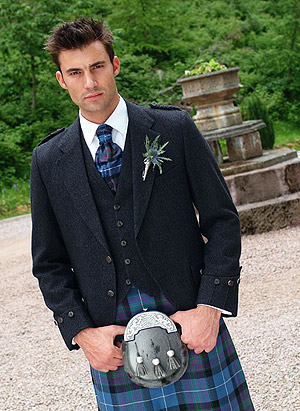 Tweed argyll best sale kilt jacket