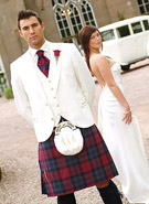 Cream Argyll Kilt Outfit