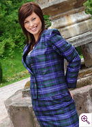 Ladies Tartan Silk Skirt and Channel Jackets